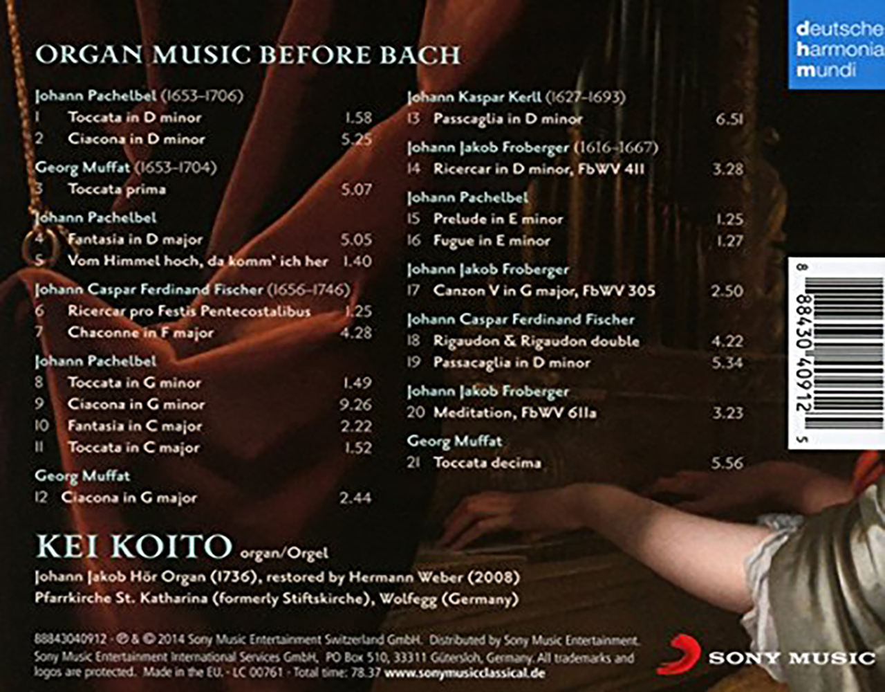 organ music before bach